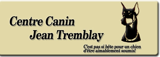 Haut de page du centre canin Jean Tremblay